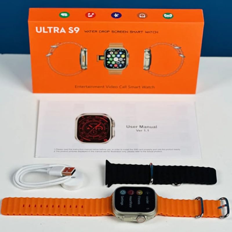 s9 ultra 5g android smartwatch with dual camera