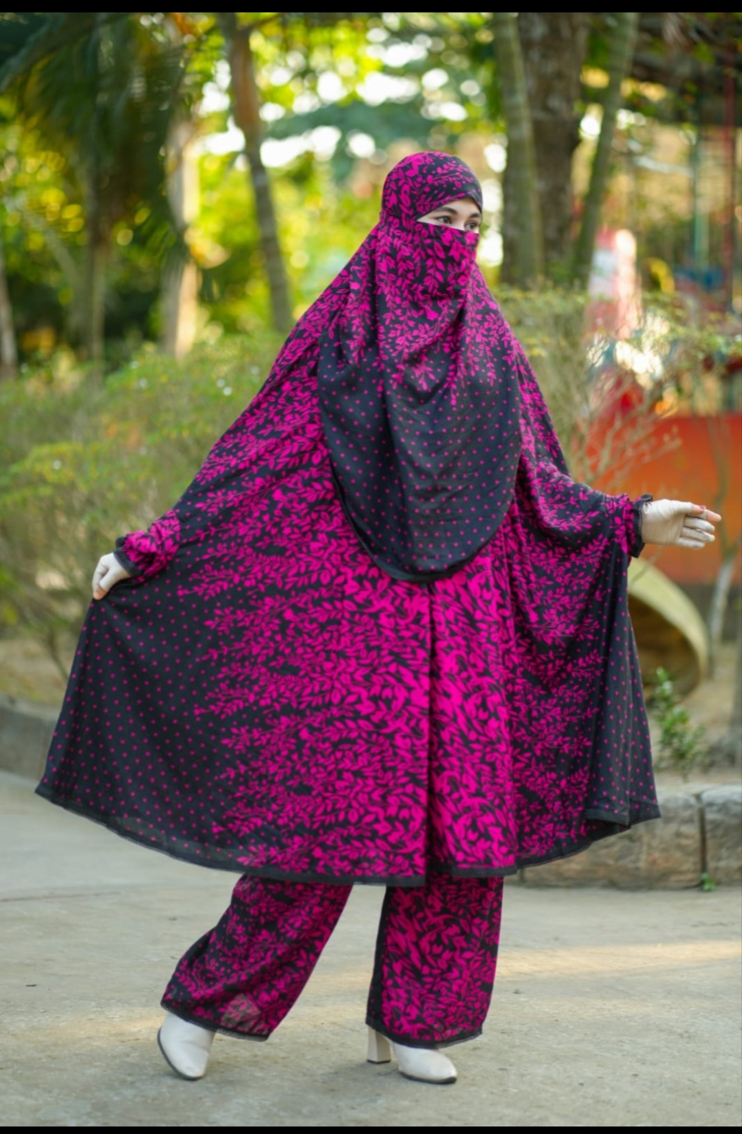 Premium Soft Linen Khimar | Breathable & Elegant